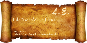 László Elina névjegykártya